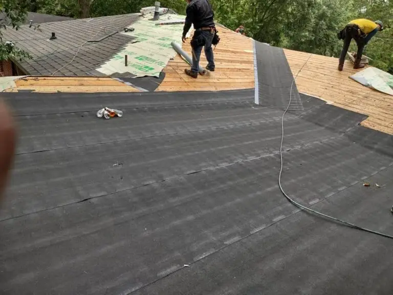 Roof replacement in Mobile, AL – new underlayment installed over repaired decking