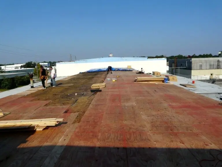 Commercial roof coating in Mobile, AL – roof surface prepped for coating
