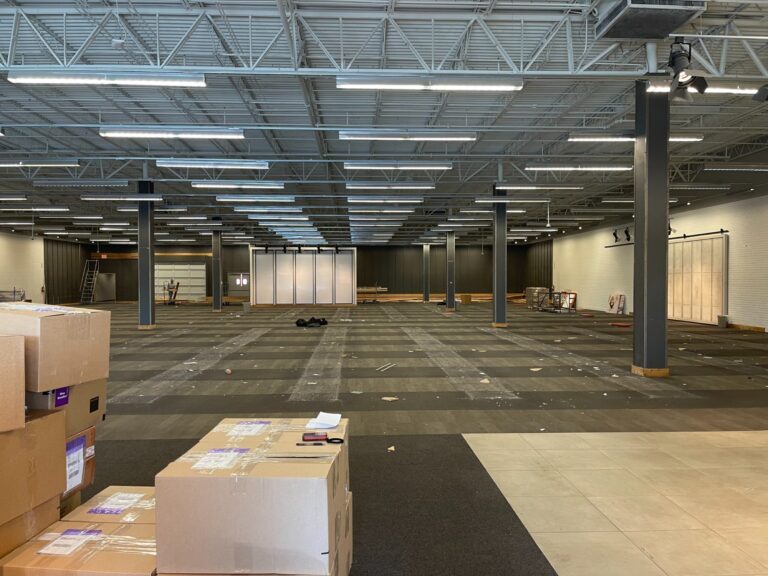 Commercial demolition in Mobile, AL: before – retail store before the interior demo